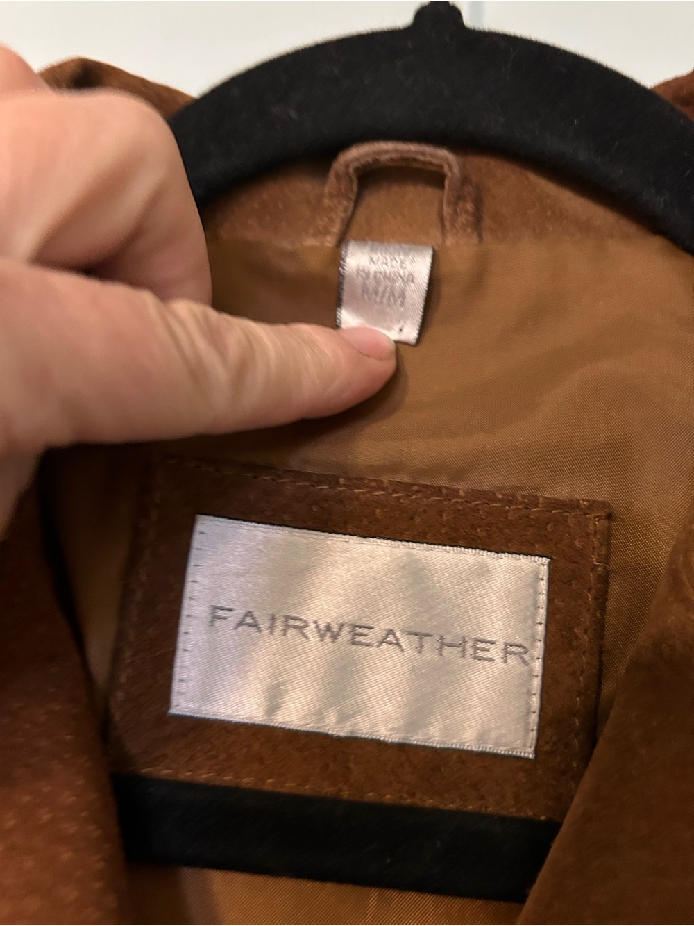 Vintage Suede Fringe Leather Jacket - Picture 3 of 3